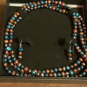 2 pc beaded jewelry set